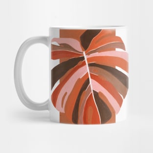 Abstract Monstera Mug